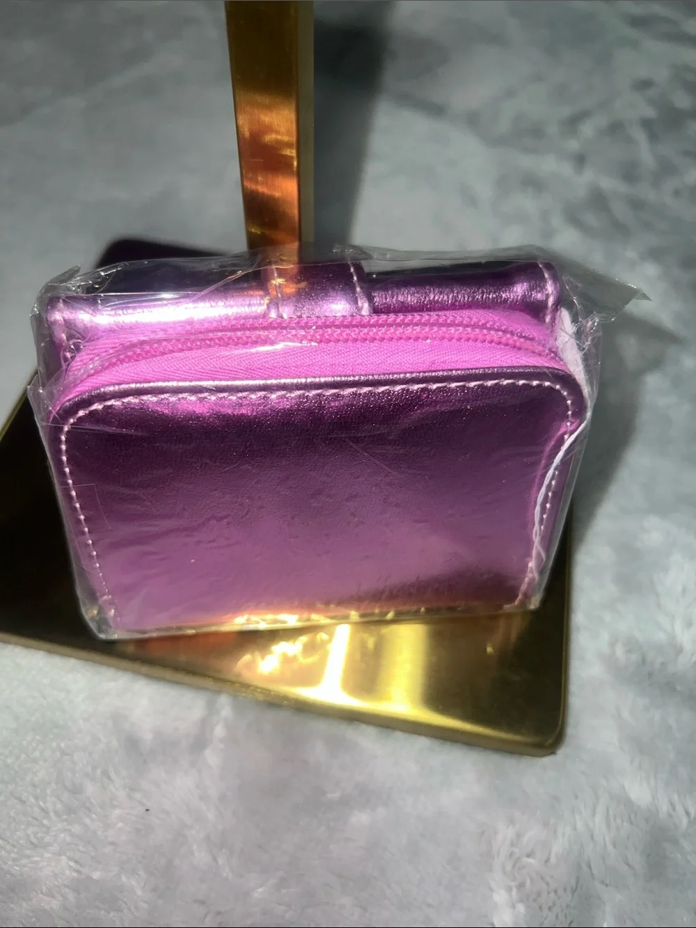 Moda Bella Metallic Pink Mini Wallet NEW